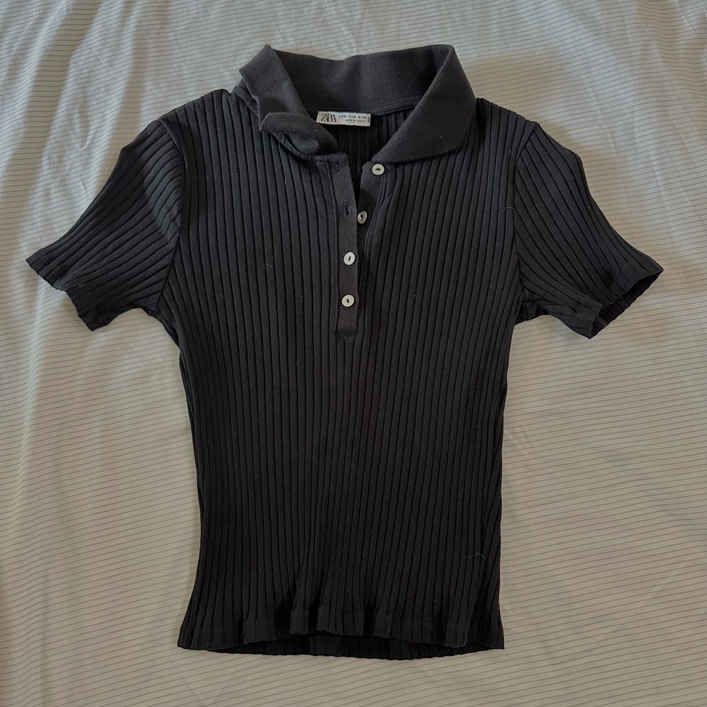 Black button up